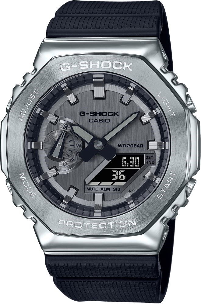 CASIO GM-2100-1ADR Analog & Dijital ERKEK KOL SAATİ