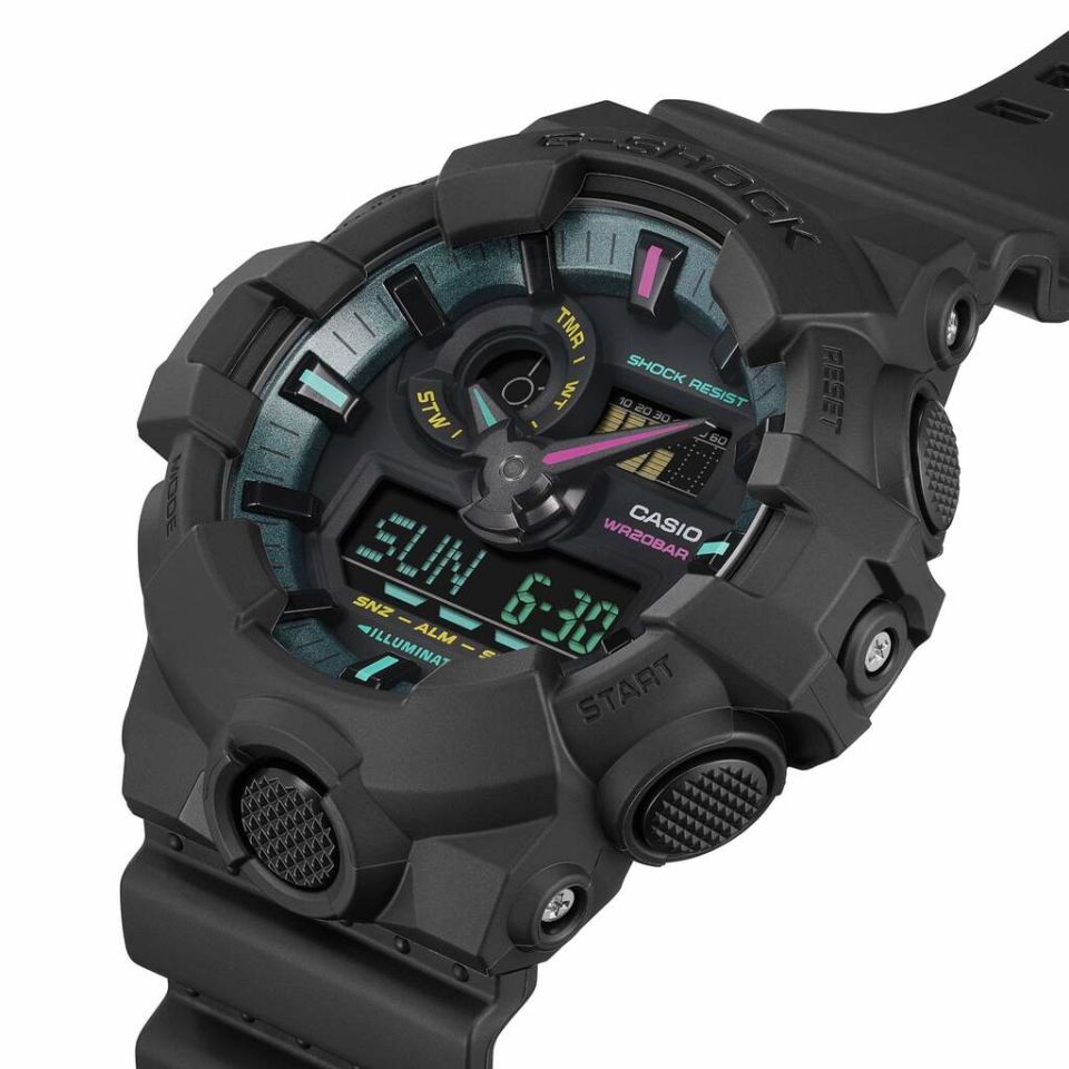 CASIO GA-700MF-1ADR Analog & Dijital ERKEK KOL SAATİ