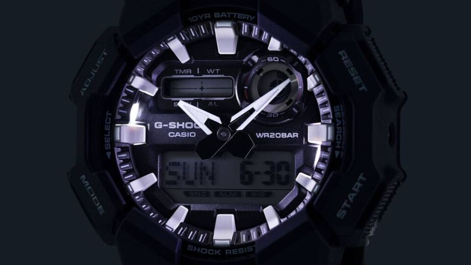 CASIO GA-010-1ADR Analog & Dijital ERKEK KOL SAATİ