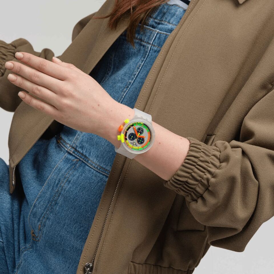 SWATCH SB02K100 Quartz UNİSEX KOL SAATİ