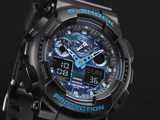 CASIO GA-100CB-1ADR Analog & Dijital ERKEK KOL SAATİ