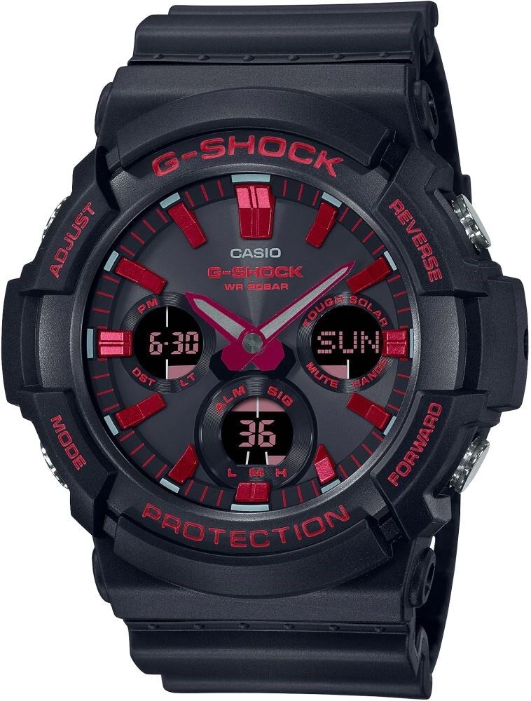 CASIO GAS-100BNR-1ADR Analog & Dijital ERKEK KOL SAATİ