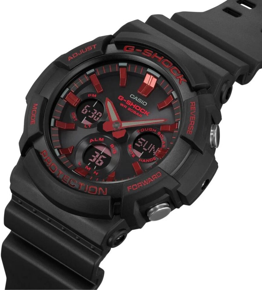 CASIO GAS-100BNR-1ADR Analog & Dijital ERKEK KOL SAATİ