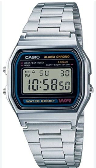 CASIO A158WA-1DF Quartz UNİSEX KOL SAATİ